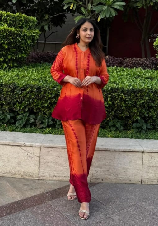 Trendy Cotton Tai Dai Co-ord Set for Women