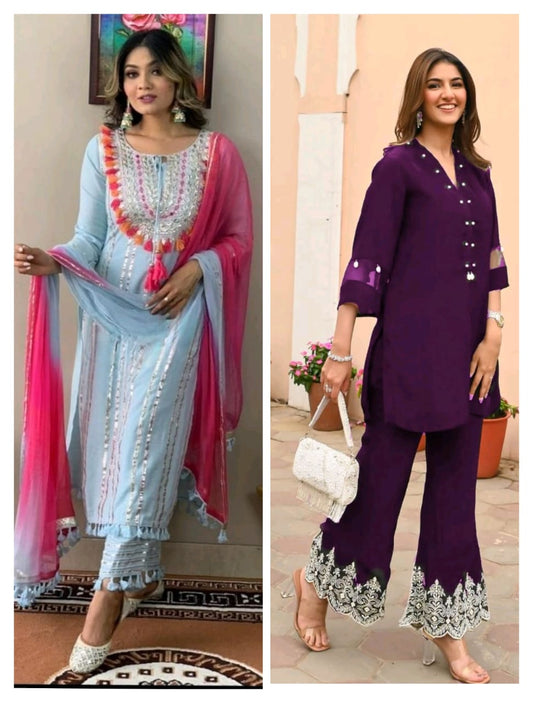 2 Pieces Kurtis & Co-Ord Set for Women