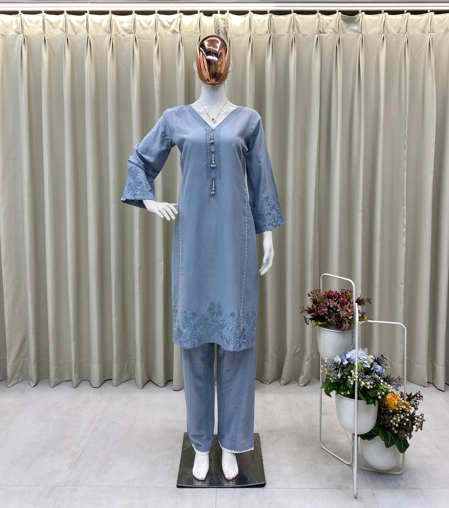 Embroidered Co-ord Set for Women