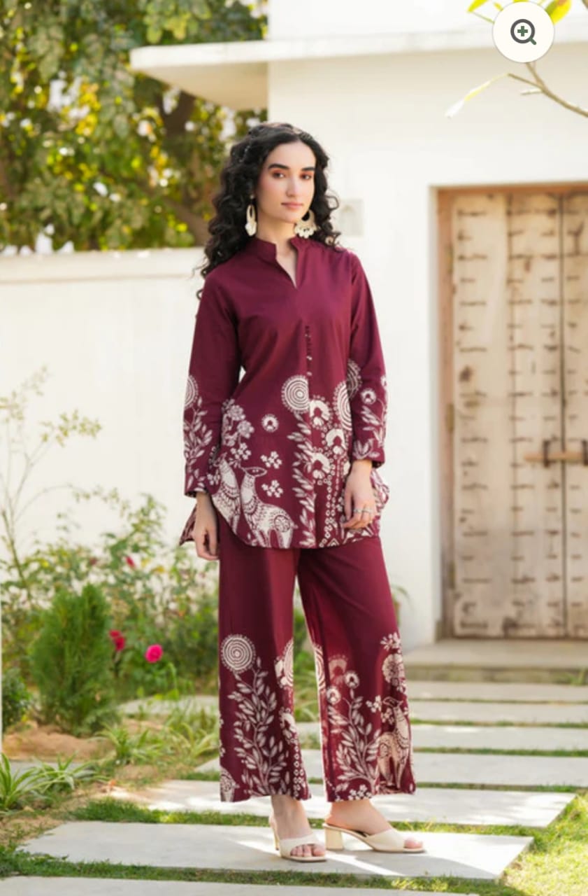 Trendy Cotton Co-ord Set