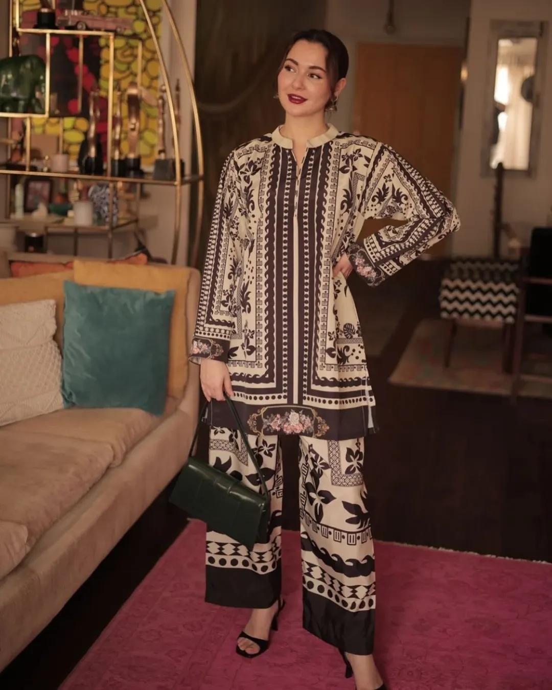 Designer Crepe Co-ords Set for Women | Party Wear Top & Palazzo