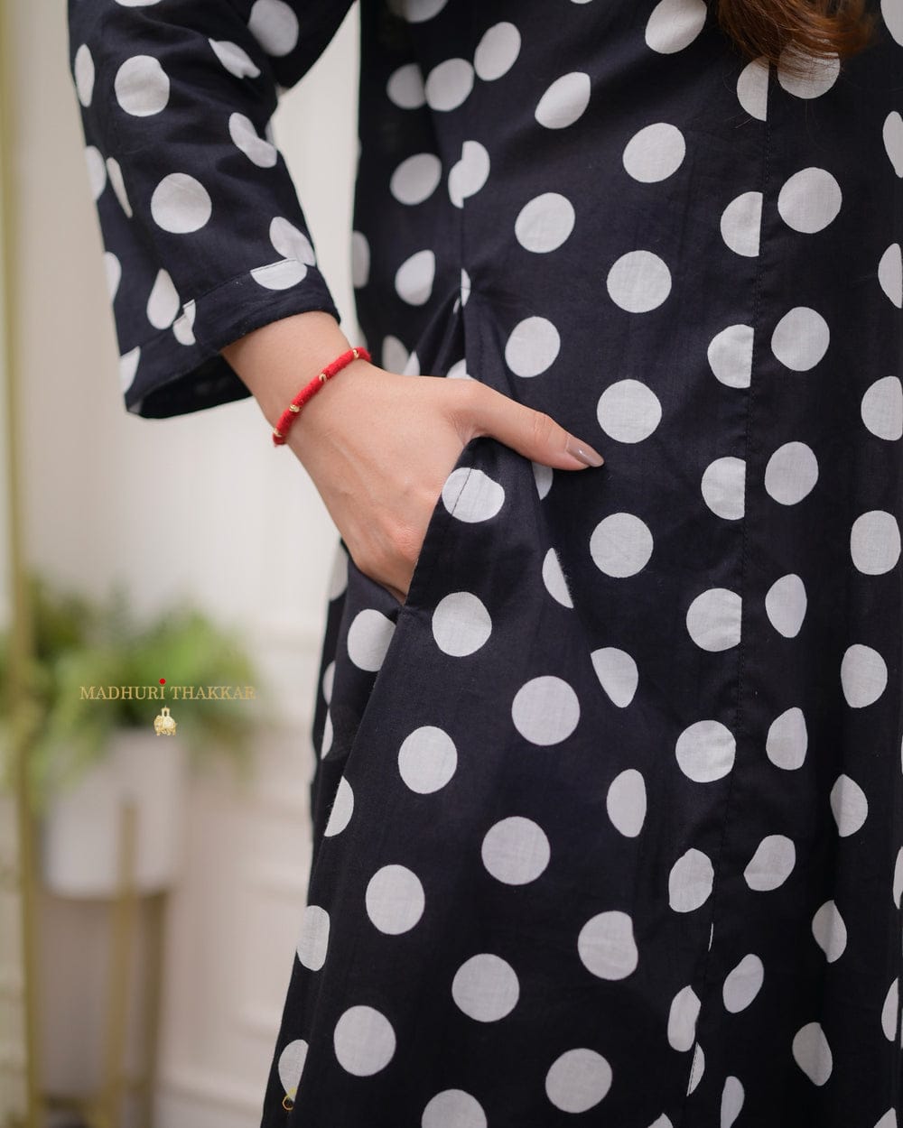 Premium Jaipuri Black Cotton Co-Ord Set