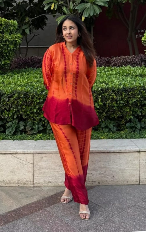 Trendy Cotton Tai Dai Co-ord Set for Women