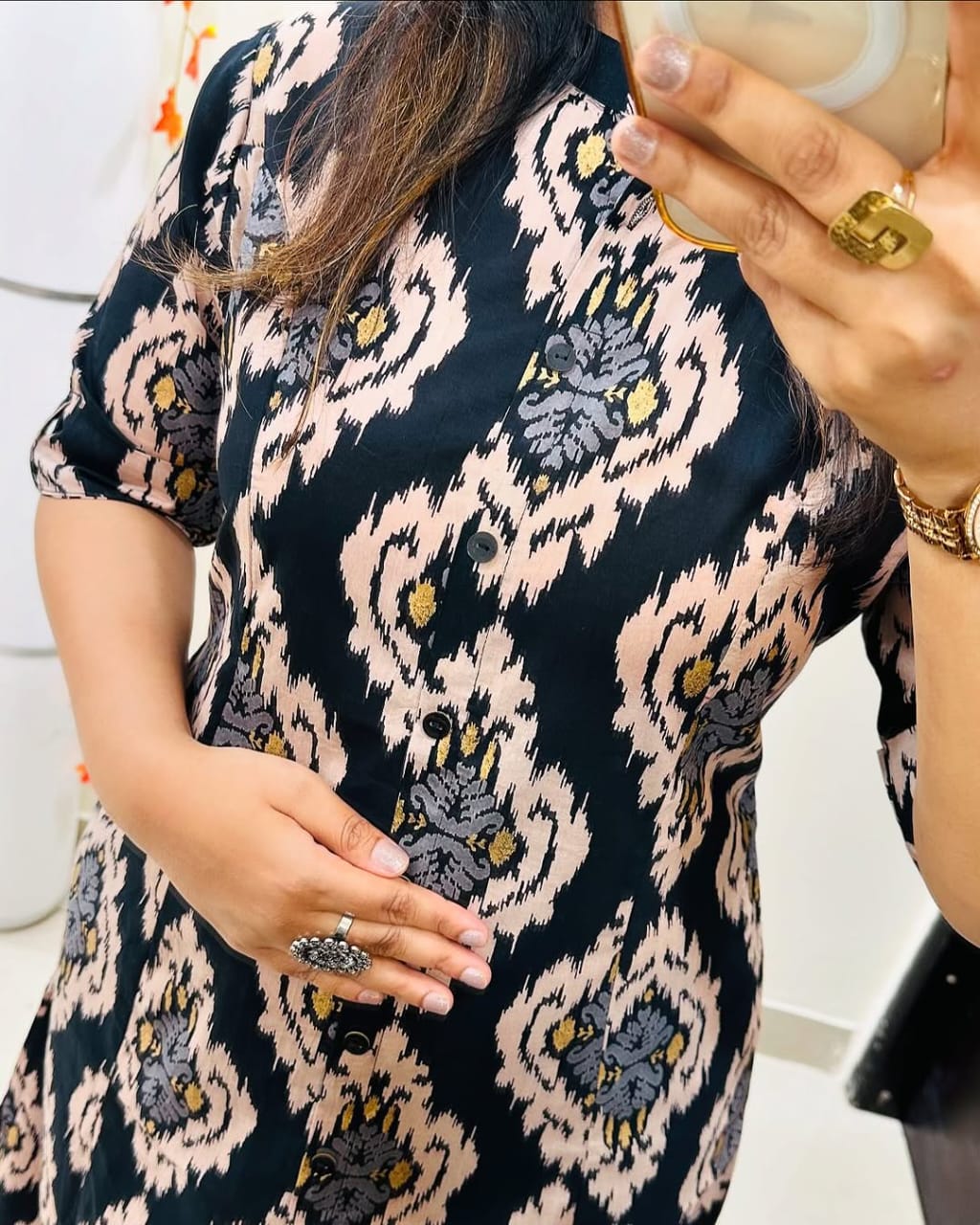 Premium Floral Fine Cotton Kurti Palazzo Co-ord Set for Women