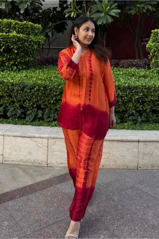 Trendy Cotton Tai Dai Co-ord Set for Women