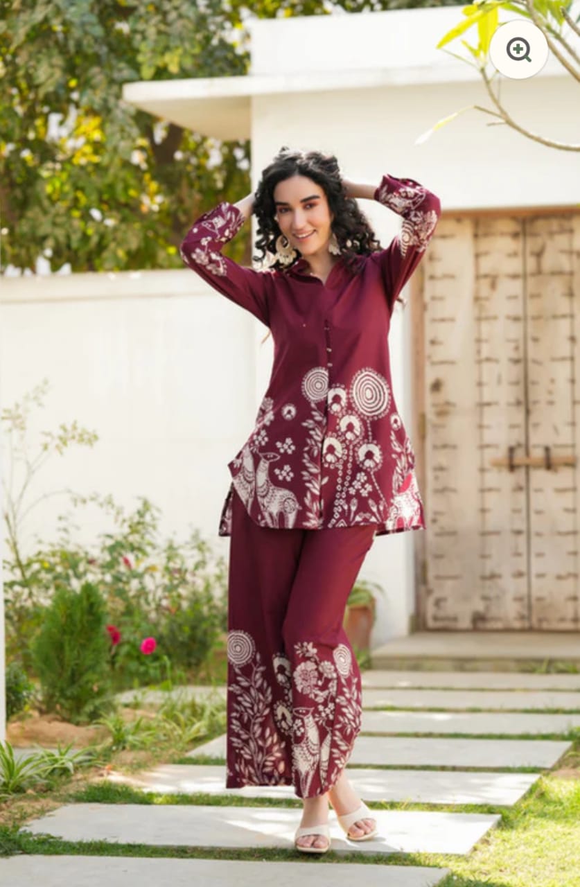 Trendy Cotton Co-ord Set