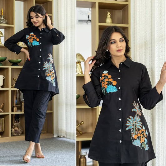 Premium Embroidery Co-Ord Set