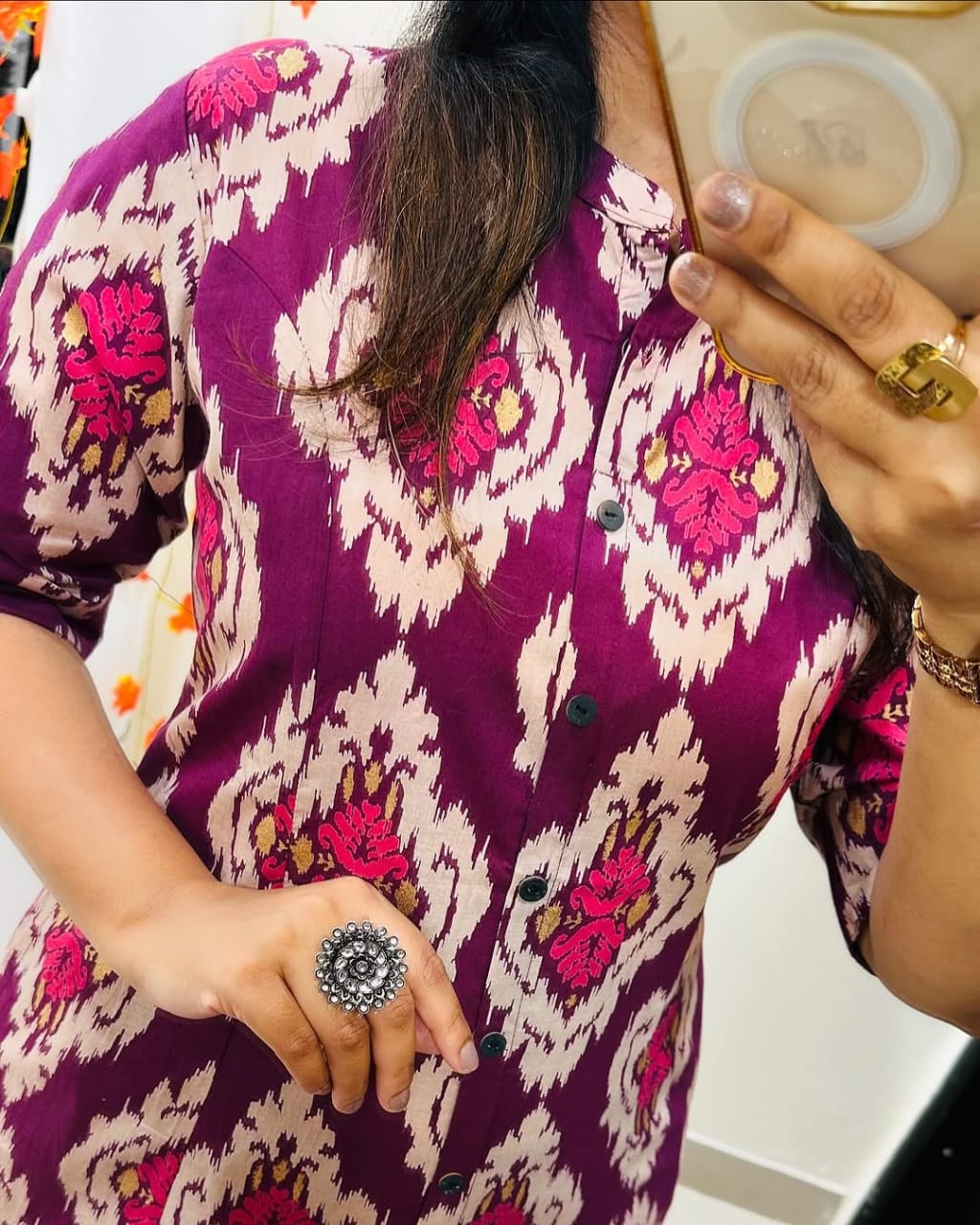 Premium Floral Fine Cotton Kurti Palazzo Co-ord Set for Women
