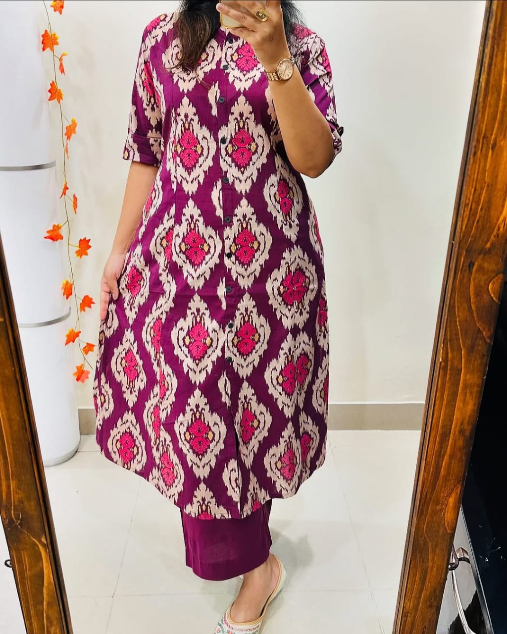 Premium Floral Fine Cotton Kurti Palazzo Co-ord Set for Women