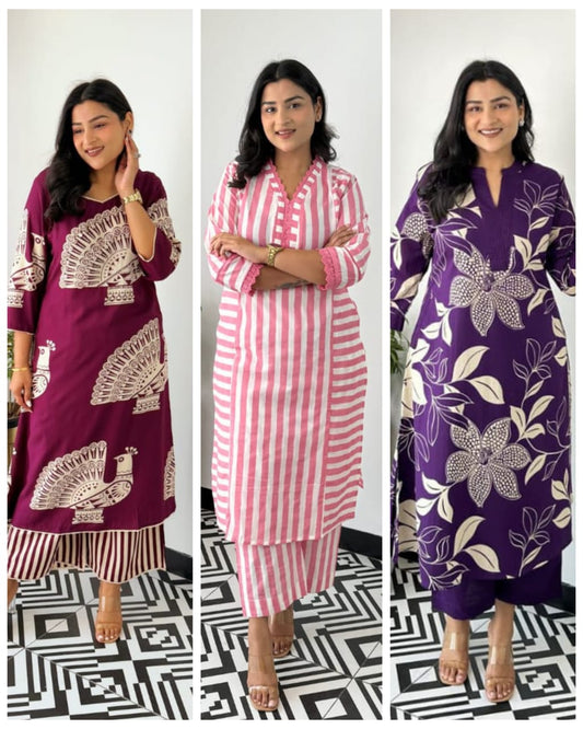 Special Combo Pack – 3 Designer Kurtis for Women