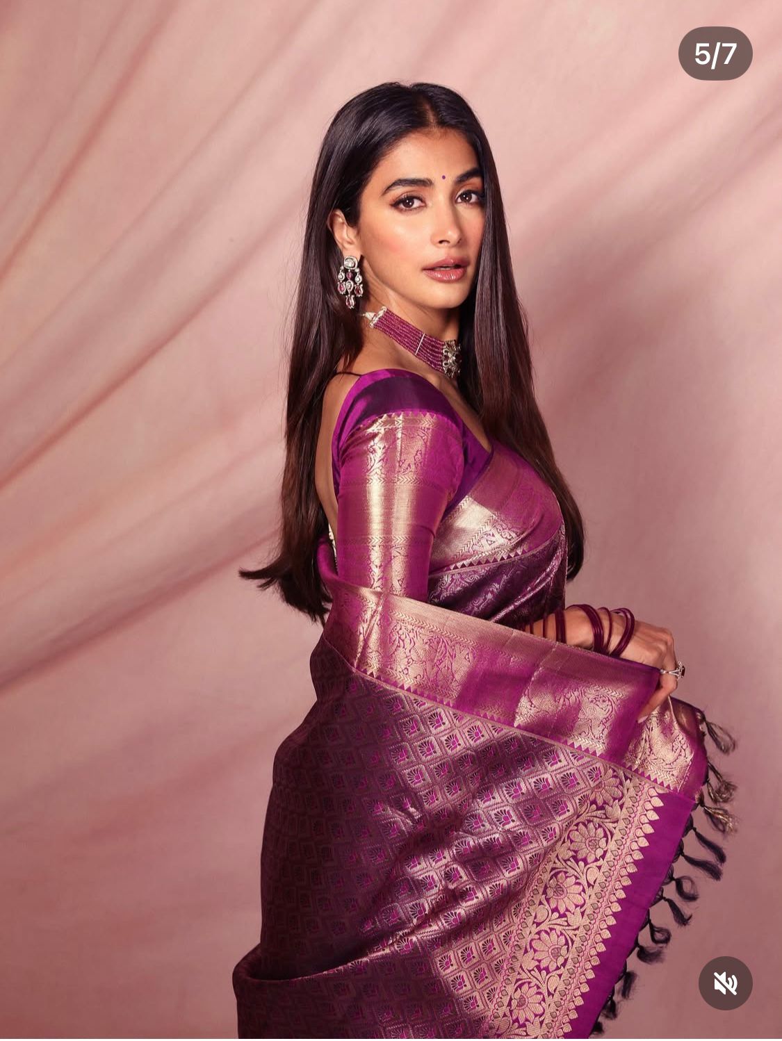 Soft Lichi Silk Banarasi Saree with Jacquard Work & Blouse